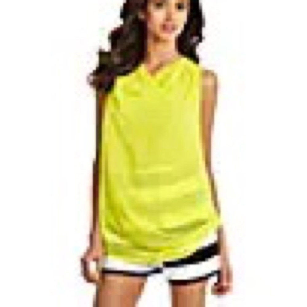 Gianni Bini Karina Mixed-Media Knit Blouse Size Medium
